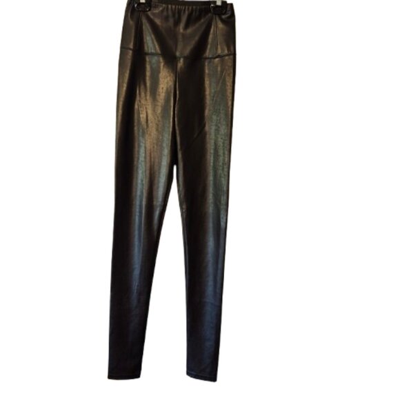 Wilfred Free Daria Black Faux Leather Leggings Size Small - Picture 2 of 8